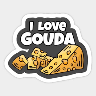 I Love Gouda Sticker